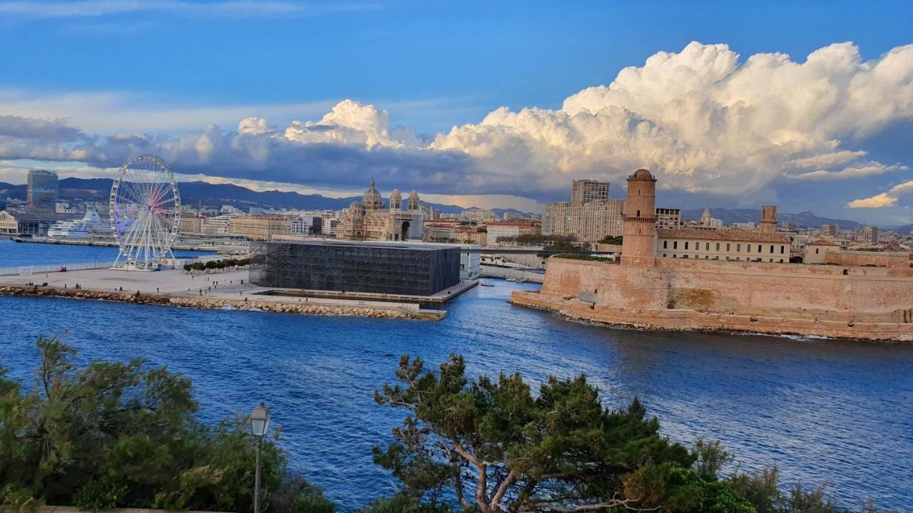Escale Marseillaise, Grand T2 Calme, Pres Du Vieux Port Pour 2 A 4 Personnes, Nettoyage Rigoureux Daire Marsilya Dış mekan fotoğraf