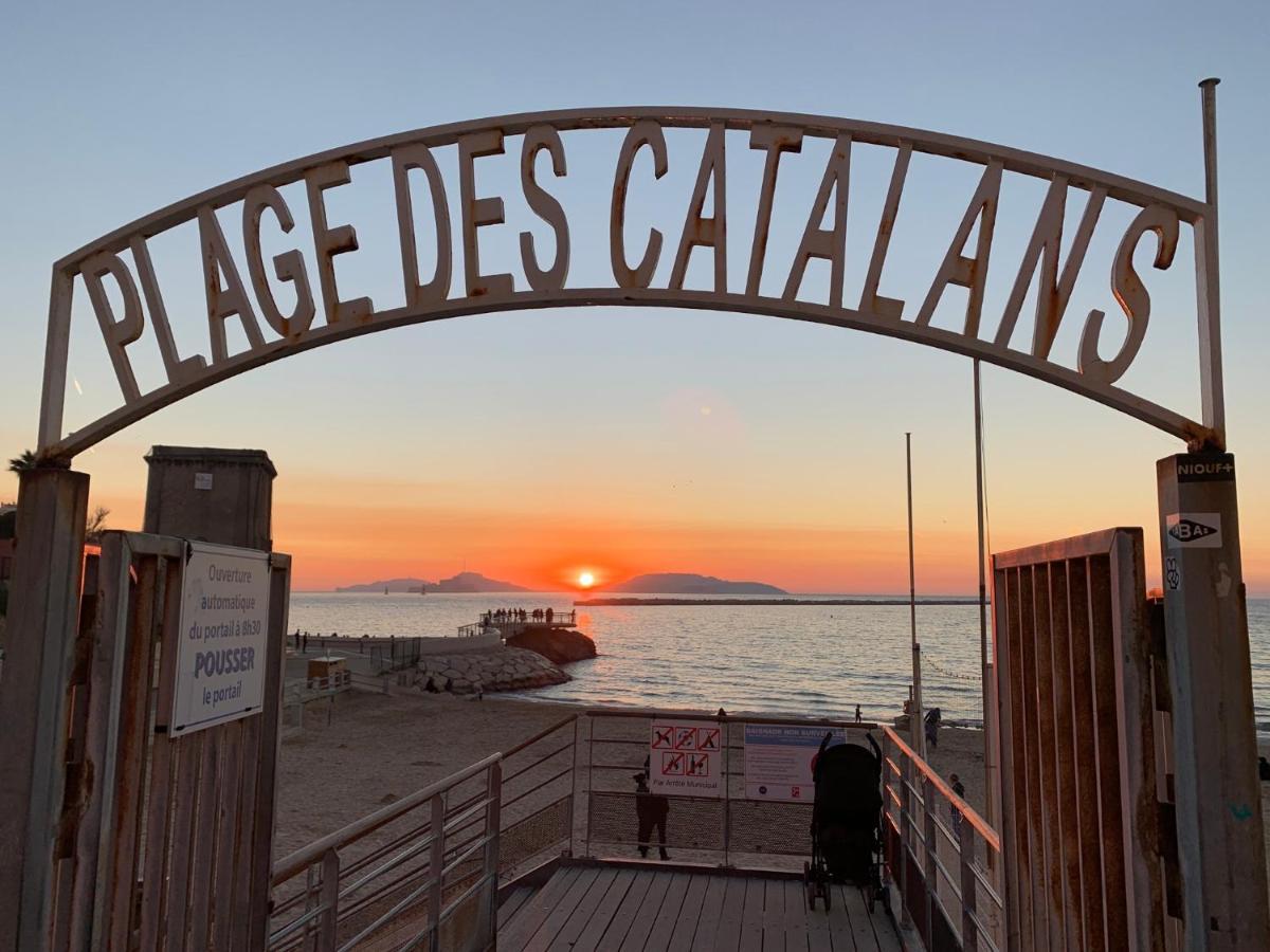 Escale Marseillaise, Grand T2 Calme, Pres Du Vieux Port Pour 2 A 4 Personnes, Nettoyage Rigoureux Daire Marsilya Dış mekan fotoğraf