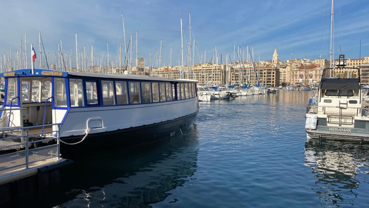 Escale Marseillaise, Grand T2 Calme, Pres Du Vieux Port Pour 2 A 4 Personnes, Nettoyage Rigoureux Daire Marsilya Dış mekan fotoğraf