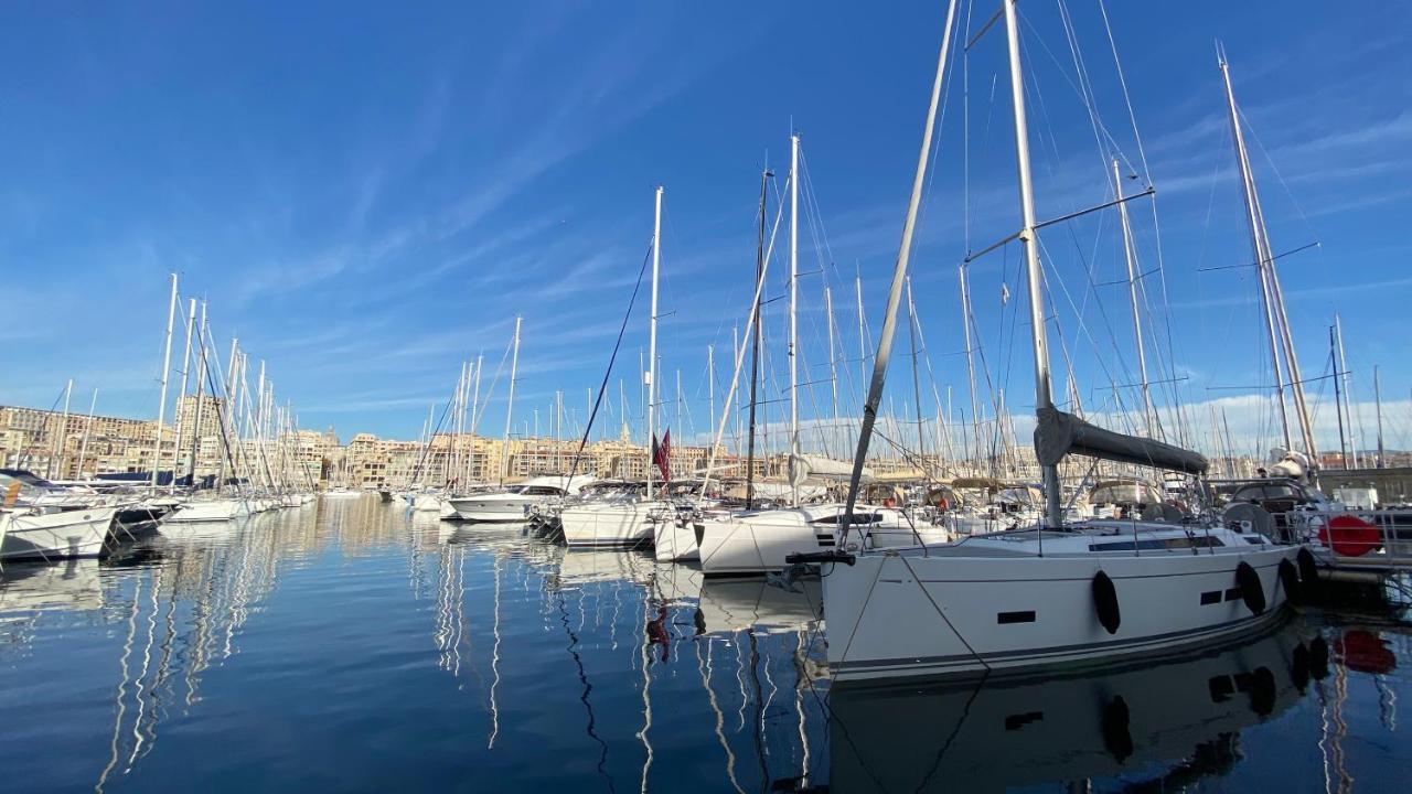 Escale Marseillaise, Grand T2 Calme, Pres Du Vieux Port Pour 2 A 4 Personnes, Nettoyage Rigoureux Daire Marsilya Dış mekan fotoğraf